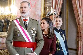 Royals At Military Easter 2025 - Madrid