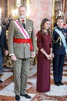 Royals At Military Easter 2025 - Madrid