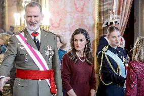 Royals At Military Easter 2025 - Madrid