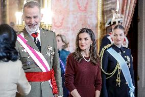 Royals At Military Easter 2025 - Madrid