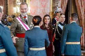 Royals At Military Easter 2025 - Madrid