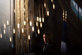 President Macron Delivers His Speech To French Ambassadors - Paris