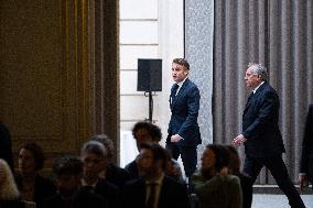 President Macron Delivers His Speech To French Ambassadors - Paris