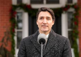 Canadian Prime Minister Justin Trudeau Announces His Resignation