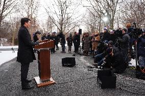 Canadian Prime Minister Justin Trudeau Announces His Resignation