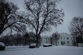 Snow at the White House - DC