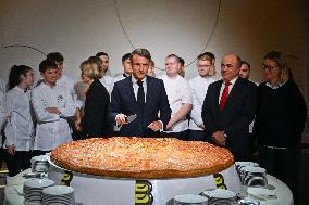 Emmanuel Macron Host The Traditional Epiphany Galette Ceremony - Paris