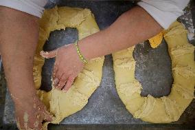 Rosca De Reyes Fair In Mexico