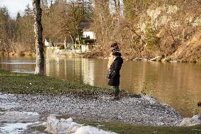 Walk Along The River Isar In Bad Toelz