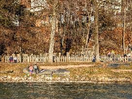 Walk Along The River Isar In Bad Toelz