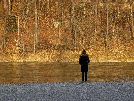 Walk Along The River Isar In Bad Toelz