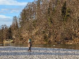 Walk Along The River Isar In Bad Toelz