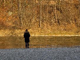 Walk Along The River Isar In Bad Toelz