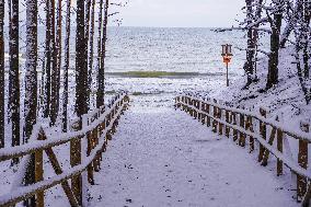 Winter Hits Northern Poland