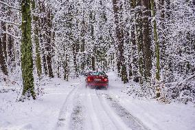 Winter Hits Northern Poland