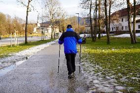 Walk Along The River Isar In Bad Toelz