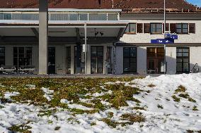 Bavarian Train Station Bad Toelz Served By BRB Trains