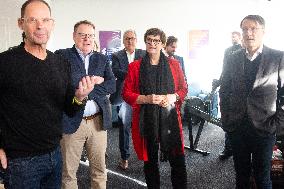 Saskia Esken, Leader Of SPD Party, Visits Esport Player Foundation In Cologne For The Upcoming Election Campaign