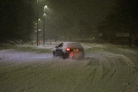 Snowfall In Linkoping