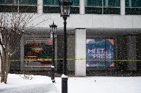 Snowstorm Hits Washington DC On Morning Of January 6th Causing Dangerous Roads