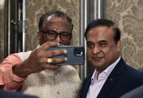 Assam Chief Minister In Mumbai