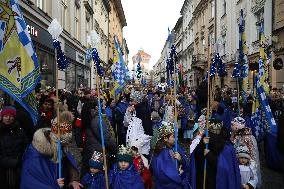 15th Three Kings' Procession In Krakow