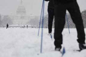 Snow In Washington, D.C.