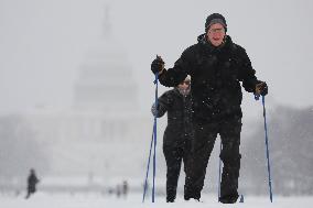 Snow In Washington, D.C.