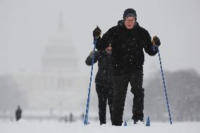 Snow In Washington, D.C.