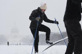 Snow In Washington, D.C.