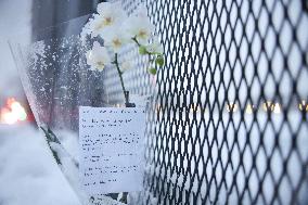 Items On Capitol Fence In Memory Of January 6