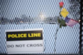 Items On Capitol Fence In Memory Of January 6