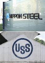 Nippon Steel and United States Steel logos