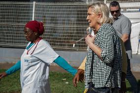 Marine Le Pen Visits The Jacaranda Dispensary - Mayotte