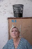 Marine Le Pen Visits The Heavily Damaged Cite Du Nord Multi-Purpose Secondary School - Acoua