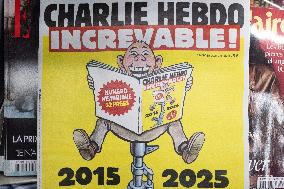 Special edition for the 10th anniversary of Charlie Hebdo Attack - Paris