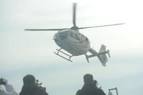 An Air Ambulance Helicopter in Hangzhou