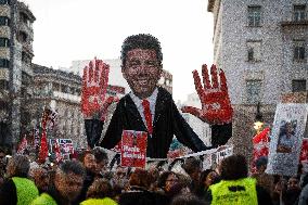 Large Demonstration Against Carlos Mazon - Valencia