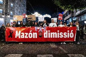 Large Demonstration Against Carlos Mazon - Valencia