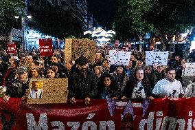 Large Demonstration Against Carlos Mazon - Valencia