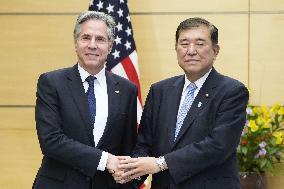 Japan PM Ishiba meets Blinken