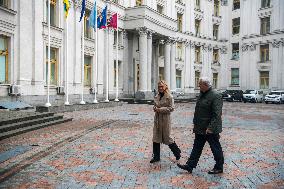 Iceland’s Foreign Minister Thorgerdur Katrin Gunnarsdottir Visits Kyiv