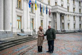 Iceland’s Foreign Minister Thorgerdur Katrin Gunnarsdottir Visits Kyiv