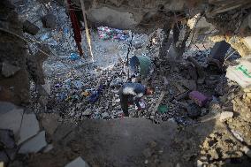 Israeli Airstrike Aftermath - Gaza