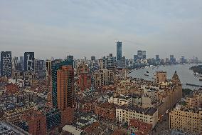 Huangpu River in Shanghai