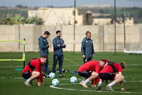 1. FC Kaiserslautern winter training camp in Malta 2025.