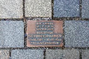 Stolpersteine In The Bavarian City Of Bad Toelz