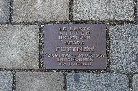 Stolpersteine In The Bavarian City Of Bad Toelz