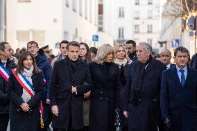 Tribute to the victims of the terrorist attacks of January 2015 - Paris