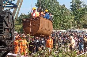 At least nine miners are trapped in a coal mine in Assam - India